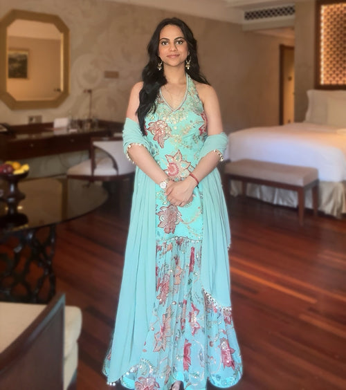 LAHER | PRINTED SHARARA