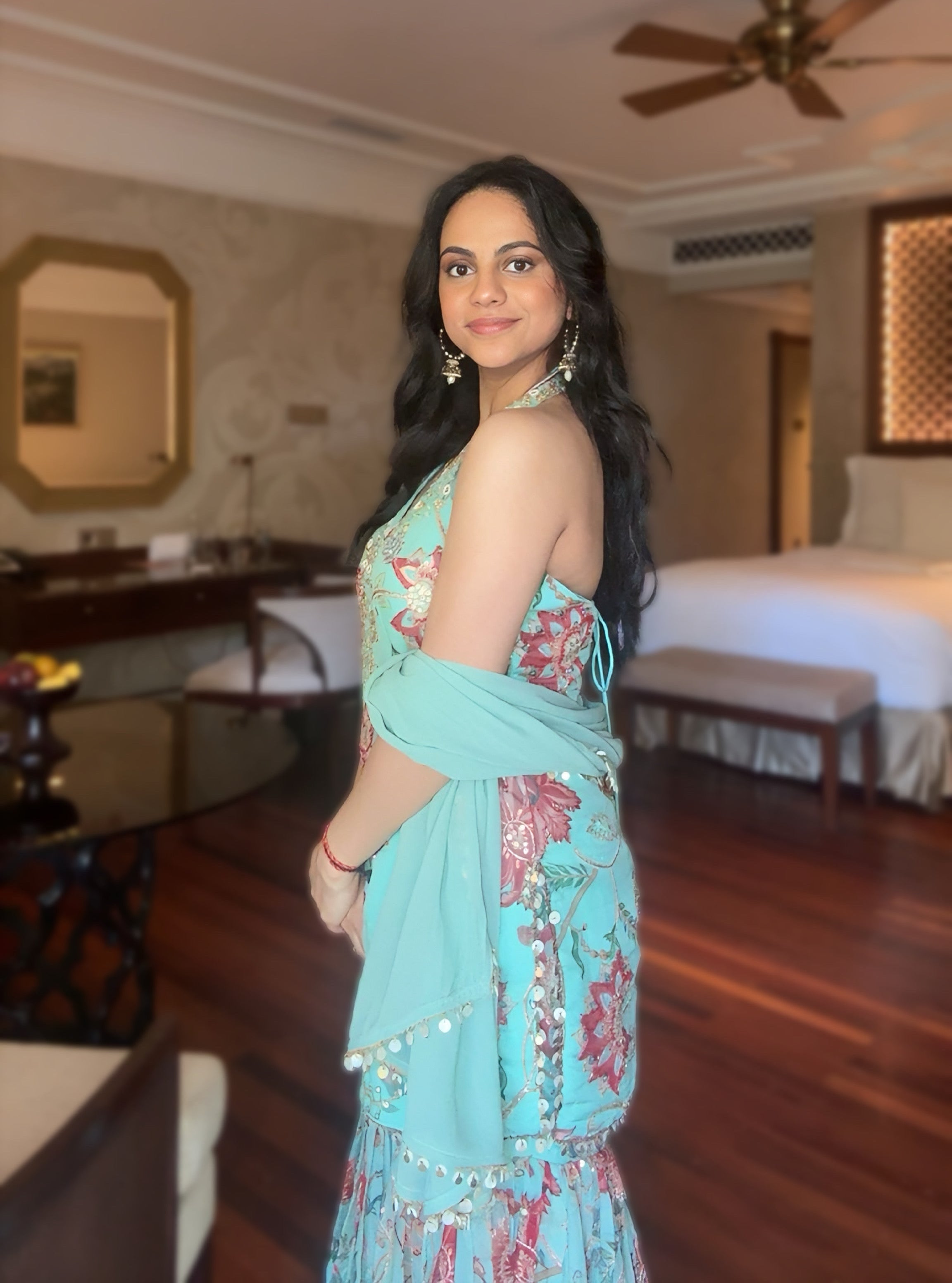 LAHER | PRINTED SHARARA