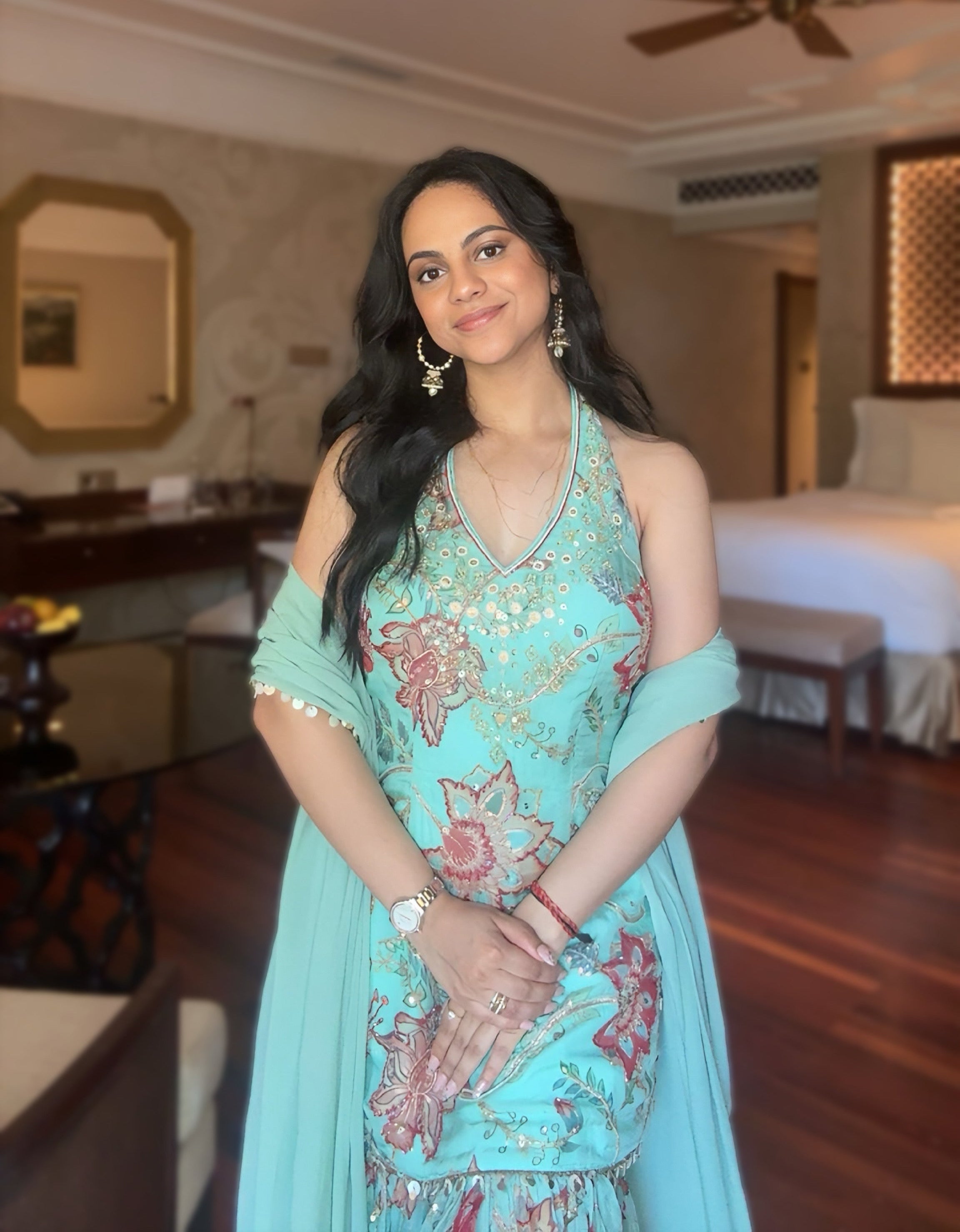 LAHER | PRINTED SHARARA